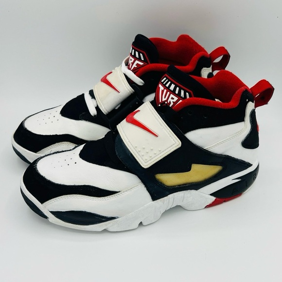 NIKE Air DIAMOND Turf Cross Trainer Sneakers - DEION SANDERS - 49ers Colorway - Picture 1 of 6